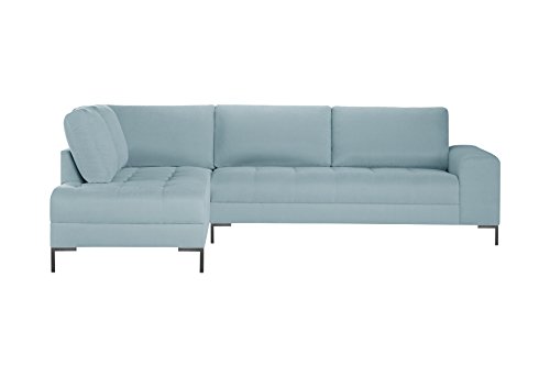 Preisvergleich Produktbild Guy Laroche Home Ecksofa, links, fester Harmony Big, Pastellminze