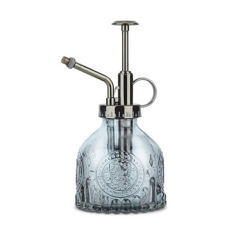 KoGiio Verre Plantes Vaporisateur D'arrosage, 200ml Rétro avec Pompe Arrosoir, Une Main Darrosage Pulvérisateur Brumisateur pour Jardinage Plantes, Jardin, Nettoyage,...