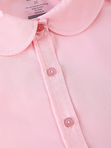 Smith's American Girls' S/S Button-Up Shirt - Pink, 164