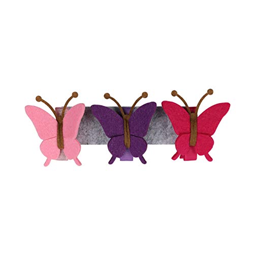 Sorrel and Fern Baby Crib Mobile Butterflies in The Clouds Nursery Decoration for Girls - Thumbnail 5