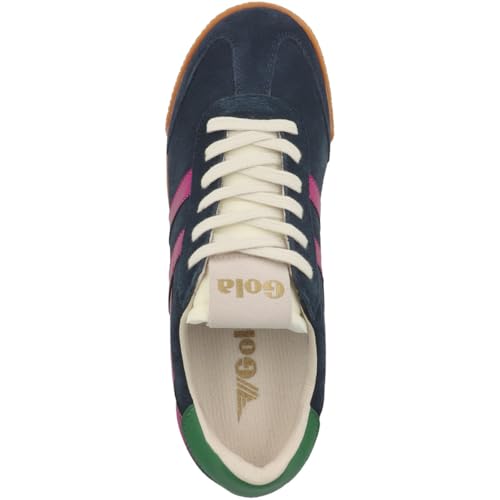Image of Gola Women's Elan Glitz Suede Sneakers