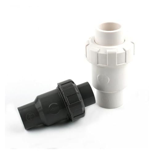 Válvula de retención de bola UPVC vertical blanca de 20mm de diámetro para tubería 7