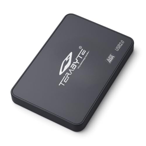 Image of 500GB External Hard Drive - USB 2.0 Portable HDD for Laptop, PC, Mac- High Speed Data Transfer, Plug & Play, Slim Design