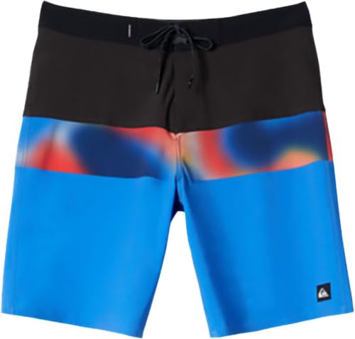 Quiksilver - Mens Surfsilk Panel 20 Boardshort, Color Nebulas Blue, Size: 31