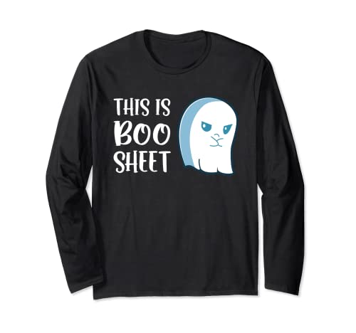 This Is Boo - Maglietta divertente con scritta "Halloween Sayings" Maglia a Manica