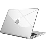 FINTIE Case for Macbook Pro 14 inch (2024-2021) M4/M3/M2/M1, Protective Snap-On Hard Shell Cover Fit Macbook Pro 14" Liquid Retina Display & Touch ID, Crystal Clear