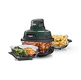 Ninja Crispi 5-in-1 Portable Glass Air Fryer, 4-QT, 2.5-QT & 6-Cup Glass Containers with Crisper Plates & Storage Lids, Microwave, Freezer & Dishwasher Safe, British Racing Green, FN103BF