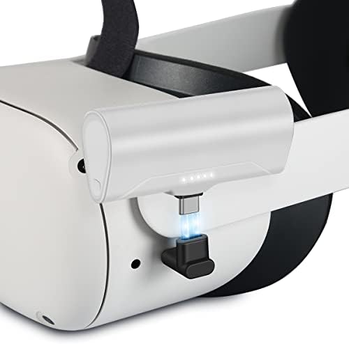 Rechargeable Battery Pack Compatable with Oculus/Meta Quest 2,Small Portable Charger 4000mAh Ultra-Compact Type C Power Bank,Lightweight VR Extend Power Accessories