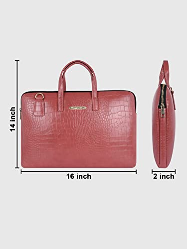 Image of Bagsy Malone Vegan Leather Unisex Laptop Bag-LB0014