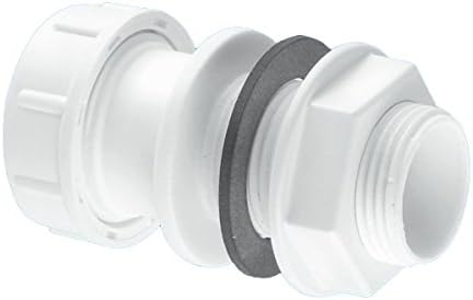 McAlpine R4M Straight Overflow Tank Connector 19/23mm Universal, White
