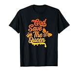 Ce t-shirt God Save The Queen Bee est l'idée cadeau parfaite pour tous ceux qui connaissent l'importance des abeilles dans la nature. En outre, pas d'abeilles, pas de miel, donc veuillez : sauver les abeilles