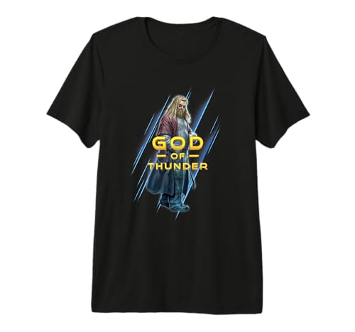 T-shirt Marvel Avengers Thor premium en coton doux de qualité supérieure