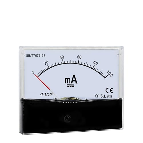 44C2/44L DC/AC���[�^�[ �d���v ���d���e�X�g�p�l�� �T�C�Y 80mm* 100mm ���T�C�Y 59mm 1��(44L1 AC,10mA)