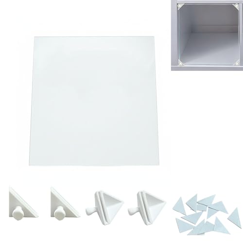 spansee Acrylic Display Window Compatible with IKEA Kallax, Display Case Insert Set Compatible with...