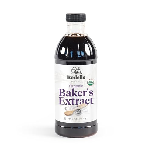 Rodelle Organic Baker's Extract Gluten Free Blend of Pure Vanilla