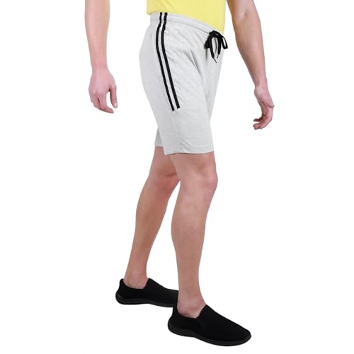 Buy Duke Stardust Men Regular Shorts (LF5920_L.Grey Melange_XL) at