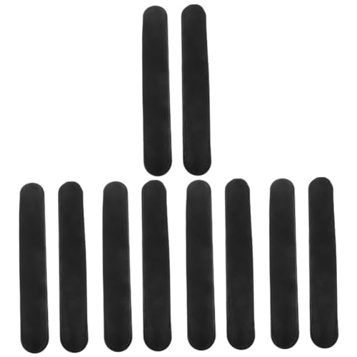 滑り止めアームレストクッション 車椅子対応 アームパッド交換用 ベージュ 厚手素材 オフィス用 3ペアセット (5)