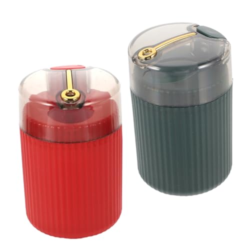 FUNOMOCYA 2Pcs Toothpick Dispenser with Lid Creative Toothpick Holder Container for Home Kitchen Effortless Pop Up Access Stylish Design