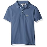 Lacoste ボーイズ 半袖クラシックピケポロシャツ, キング ブルー(King Blue), 12 Years