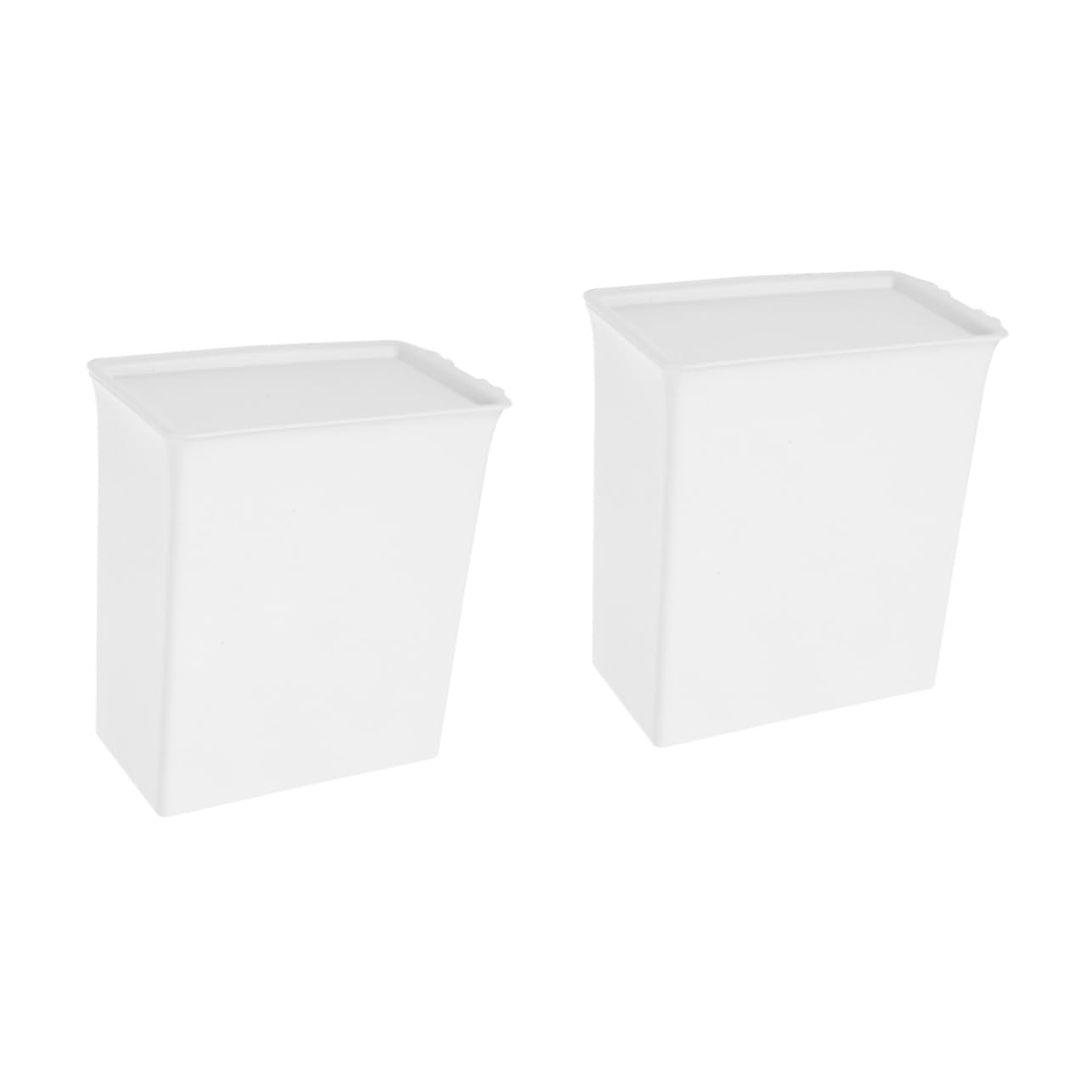 PRETYZOOM 2pcs Laundry Powder Storage Box Multifunctional Organizer for Washing Room Easy to Bin Lid Clutter Wash Beads and Dryer
