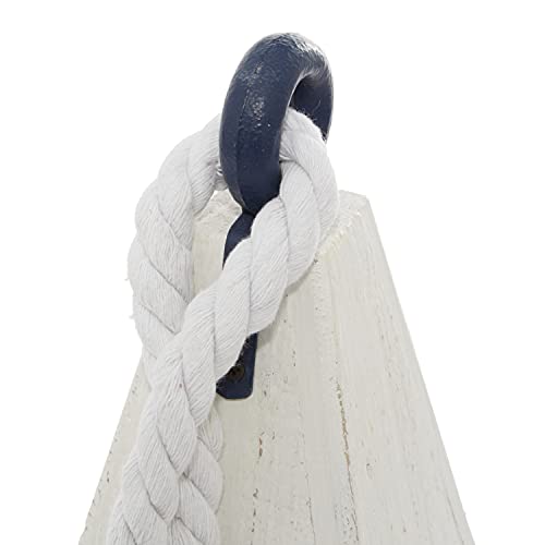 Escultura decorativa de madera blanca, set de 3 figurinass miniatura 4