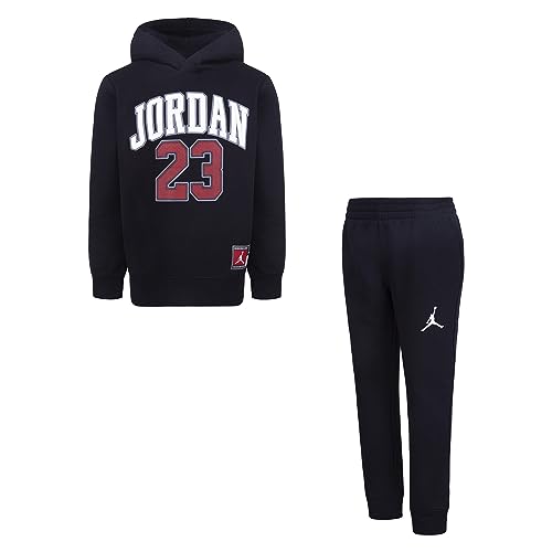 Jordan Jersey Pack Pullover Set Pre-School (85C651-023, Black)