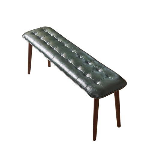 WXZXWXZX Banco de Madera Comedor Banqueta Dormitorio Banco Vestuario Banco Pie de Cama Otomana Taburete Tocador Reposapies Salon para Pasillo Salón Sala de Estar Entrada Recibidor(100cm/39.4in)