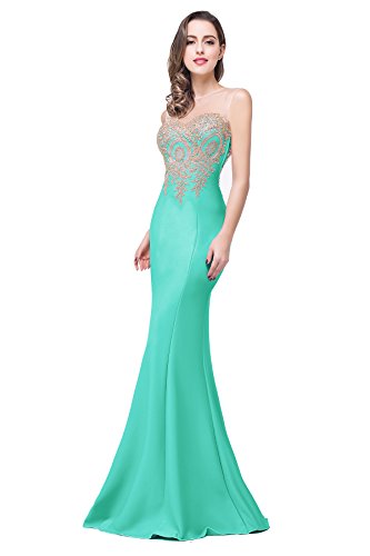 Image of BABYONLINE D.R.E.S.S. Formal Dresses for Women Bodycon Mermaid Appliques Lace Elegant Prom Dress XIN262
