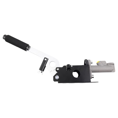 VVORHSBELL Hydraulische Handbremse, Universal-Handbremshebel, Rallye- und Drift-Renn-Handbremse, Aluminiumlegierung, horizontale hydraulische E-Brake für Auto-Modifikationen