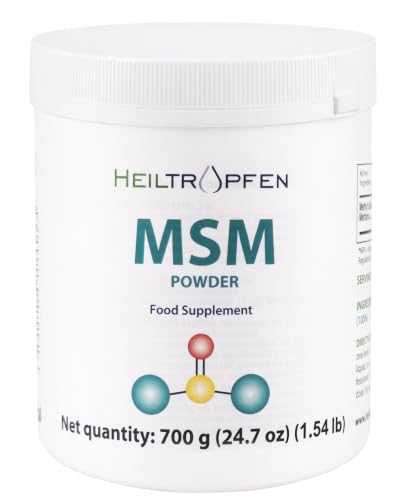 Metilsulfonilmetano | MSM | 2000 mg | Polvo Puro | Sin Sabor | Un Solo Ingrediente | Sin Cápsulas | Complemento Alimenticio
