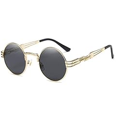 Black Lens/Gold Frame