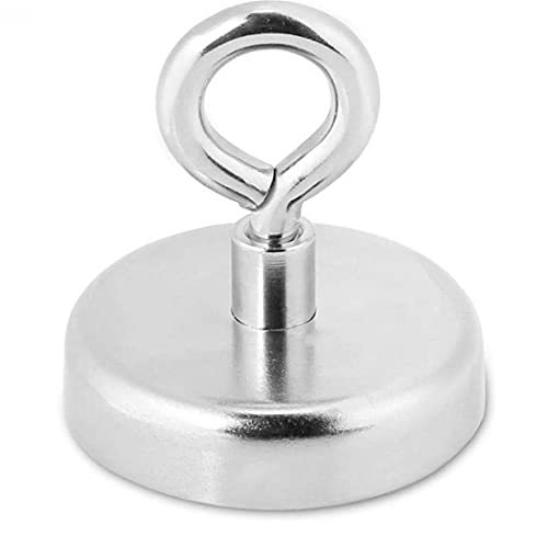 Froiny Imán De Neodimio Redondo 4lbs Tirar del Río Pesca Magnético