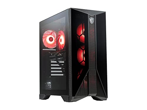 MSI Aegis ZS (Tower) Gaming Desktop, AMD Ryzen R5-5600G, Radeon RX 6700 XT, 16GB Memory (Dual-CHL), 500GB SSD, WiFi 6E, USB Type-C, VR-Ready, Windows 11 Home (5DS-290US)