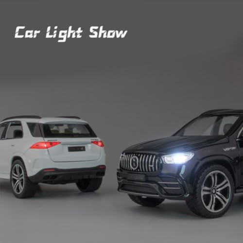 Image of Mashes Diecast Metal Car Toy 1:32 Scale with Openable Doors, Pull Back Action, Light & Sound, Detailed Luxury MPV Model for Kids & Collectors, Premium Gift Toy Car (GLE63-MULTICOLOR)