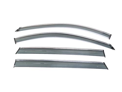 【BREED】 【説明書付】 CX-8 KG 系 バイザー ドアバイザー サイドバイザー メッキモール付き 取付金具付