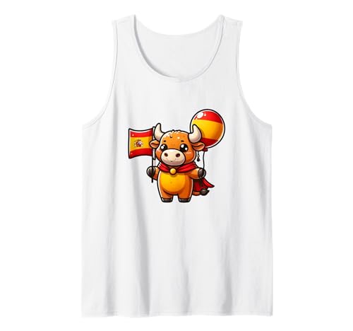 Camiseta España, Ropa española, Camisas de España para niños España Camiseta sin Mangas