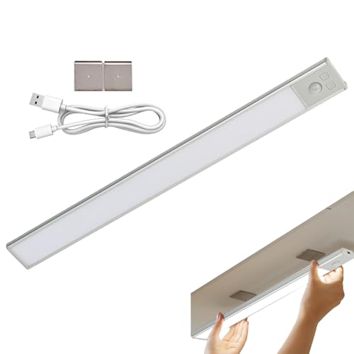 Genérico Luces debajo del gabinete   Luz LED con sensor de movimiento | Módulo de iluminación por inducción de cuerpo humano, de iluminación para almacenamiento de zapatos, armario de cocina, armario