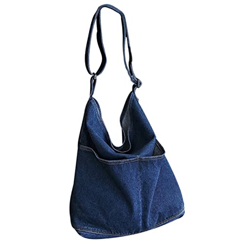 Shoulder Bags Large-capacity Bag Crossbody Leather Bags for Women Denim Cross-body Bag Vintage Crossbody