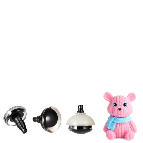 MUCUNNIA 120pcs 30mm 3D Glitter Safety Eyes for Crocheting with Washers Moon Crochet Amigurumi Eyes for Crochet Animals Craft Eyes Doll Eyes Stuffed Crochet Eyes for Crafts Gift for Crochet Lovers