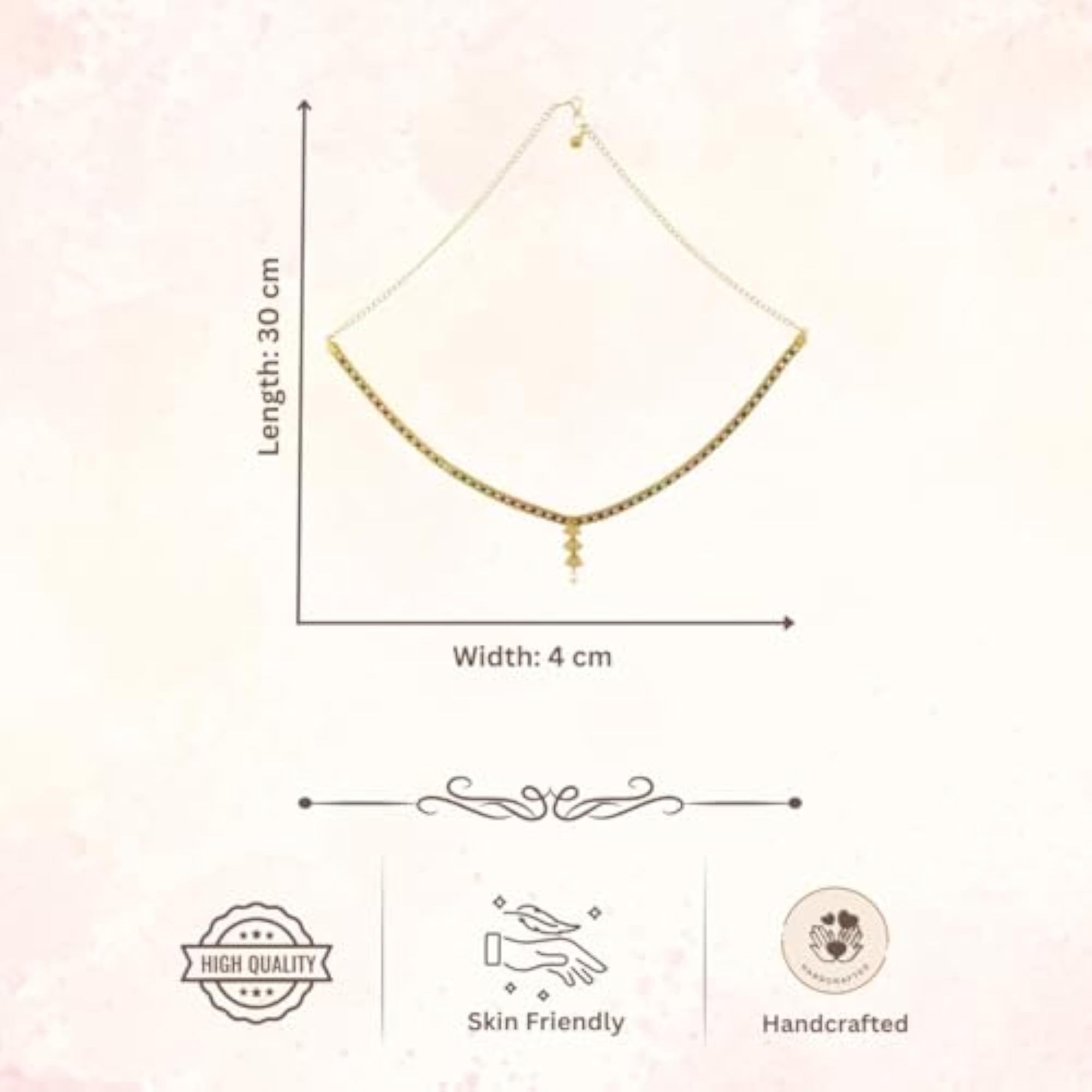 Women's Multicolor Gold-Tone Adjustable Waist Chain
