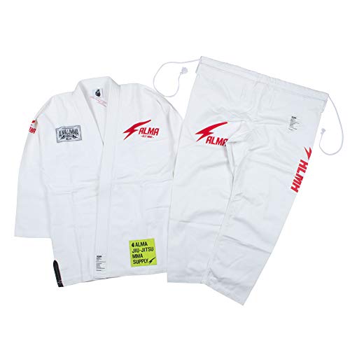 ALMA(アルマ) サンダー 柔術着 JU7-A5-WH 白 A5