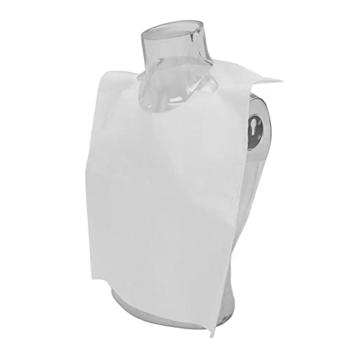 Lätzchen für ältere Menschen, Weiches und Hygienisches Einweg-Zahnlätzchen für Restaurantpatienten (Weiß)