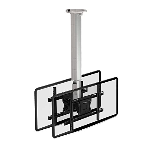 Support TV de plafond à mouvement complet pour écran 32 à 50 pouces réglable - 2