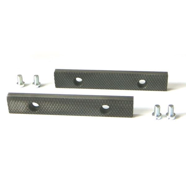 Jeu de 2 mors acier avec vis pour étaux - Mors de 125 mm