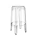 Kartell Charles Ghost Sgabello, Set da 2, Cristallo, H. 65cm
