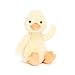 Jellycat Bashful Duckling Stuffed Animal, Medium 12” - Duck & Duckling Plush Toy - Classic Children's Gift