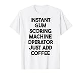 Instant Gum Scoring Machine Operator Add Coffee