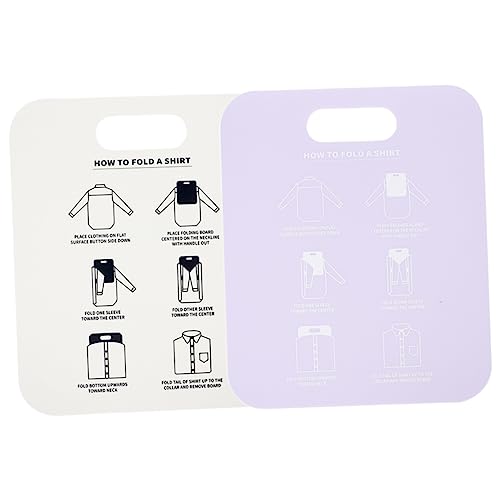 Garneck Shirt Folding Board for Pants Clothes Folding Gadgets Clothes Folding Supplies Laundry Folding Board T-Shirt Board Sheet