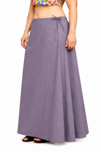 Image of CITIX Pure Cotton Petticoat for Women's Saree | Adjustable Drawstring Waist