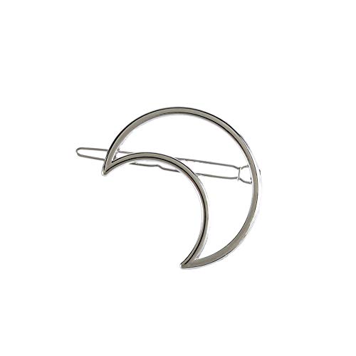 Lawie UNKNOWN 9 Pack Vintage Minimalist Bowknot Circle Moon Star Branch Pearl Metal Silver Hair Clips Hairpins Snap Barrettes Comb Claw Clamp Wedding Bridal Decorative Hair Styling Ornament Accessory thumb #3